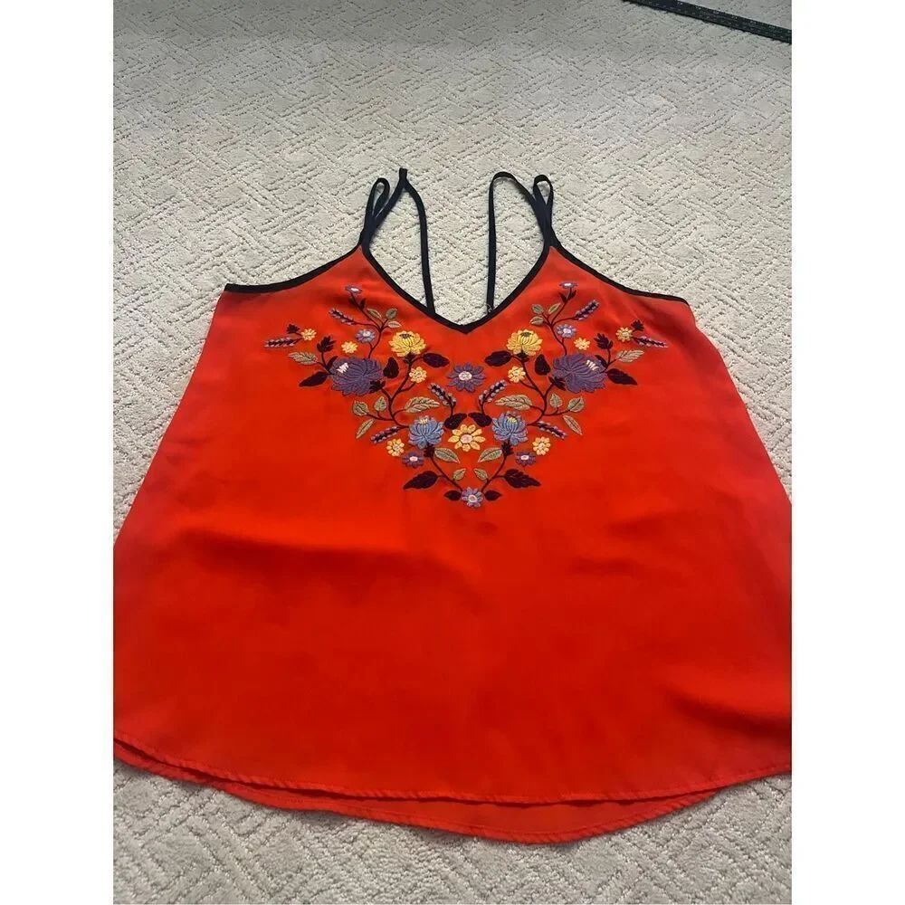 Eyeshadow Embroidered Camisole